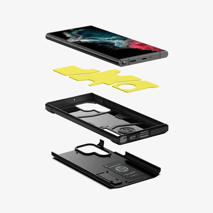 Spigen Tough Armor Case for Galaxy S22 – Black