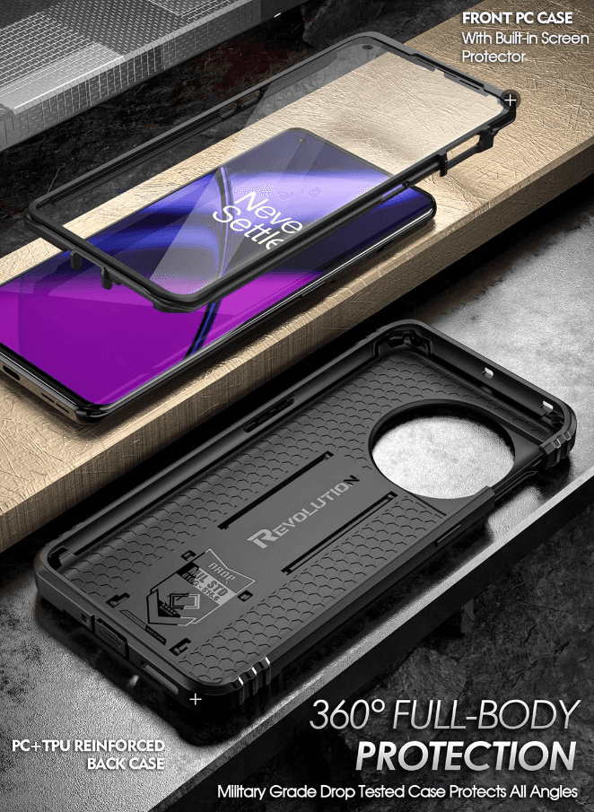 Poetic Revolution Case for OnePlus 11 5G – Black