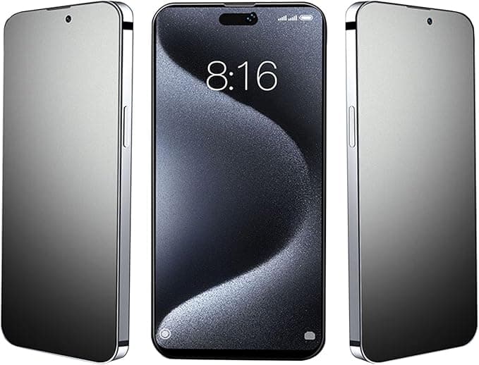 WITATAOGE 3-Pack Matte Privacy Screen Protectors for iPhone 15 Pro Max