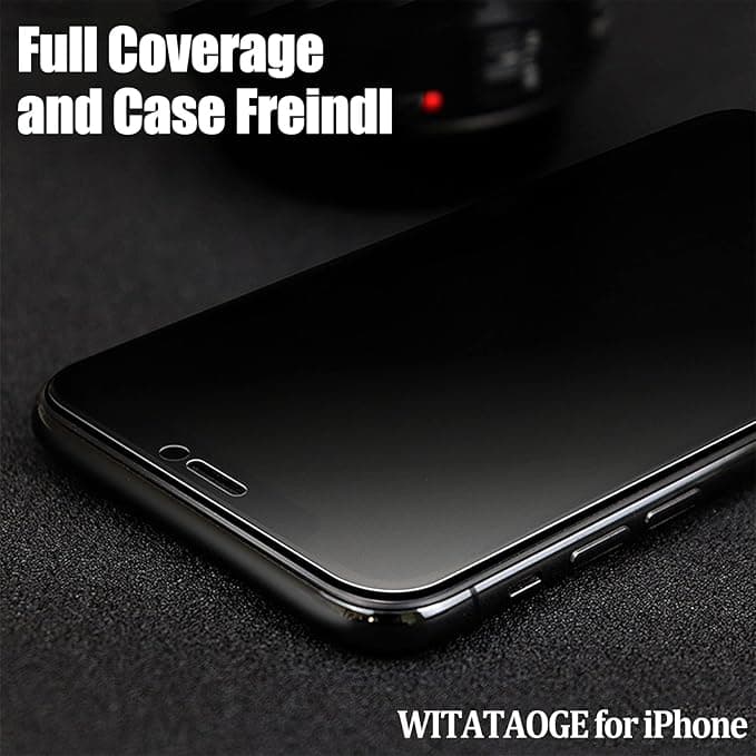 WITATAOGE 3-Pack Matte Privacy Screen Protectors for iPhone 15 Pro Max