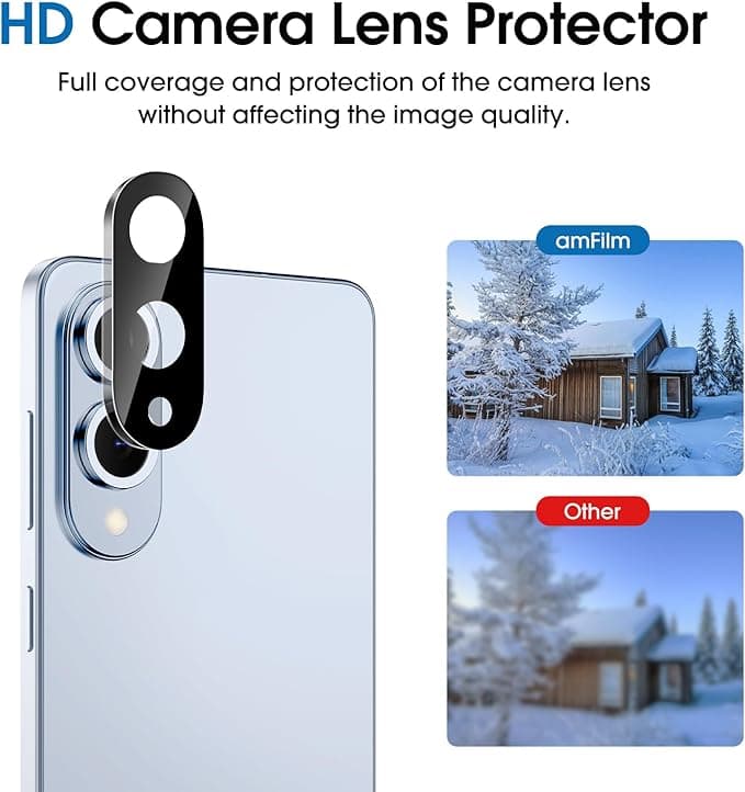 amFilm Auto-Alignment OneTouch Privacy Screen Protector for Samsung Galaxy S25 Edge