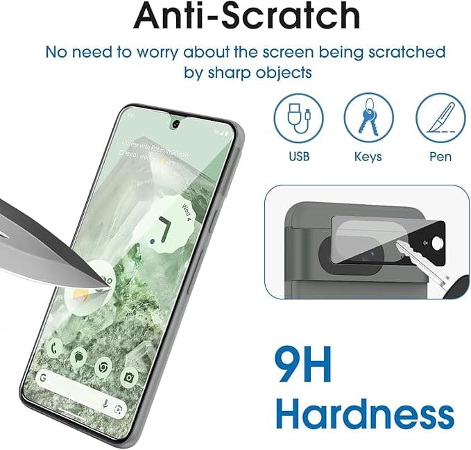 amFilm OneTouch Glass Screen Protector for Google Pixel 8
