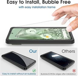 amFilm OneTouch Glass Screen Protector for Google Pixel 8 image