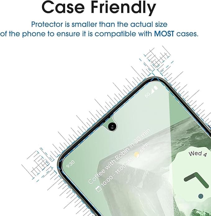amFilm OneTouch Glass Screen Protector for Google Pixel 8